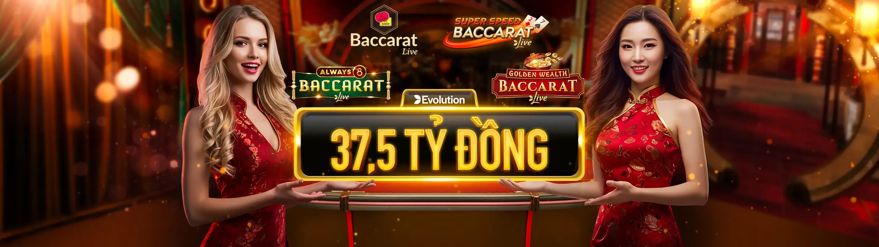Bàn chơi Baccarat trực tuyến tại vipvin
