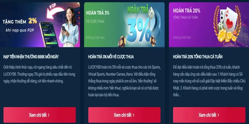 Hoàn trả casino vipvin hàng tuần